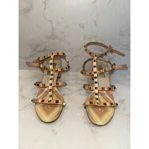 Valentino Garavani Rockstud Leather Sandals - Excellent Condition